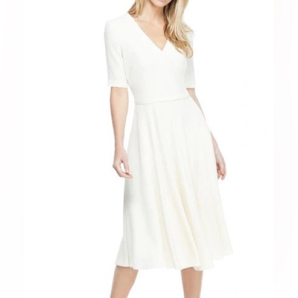 Gal Meets Glam White Edith Midi Dress